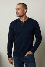 Load image into Gallery viewer, Braden Vintage Tee Long Sleeve in Midnight