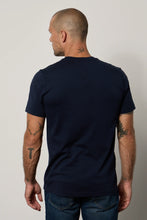 Load image into Gallery viewer, Marshall V Neck Tee- Midnight