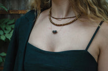 Load image into Gallery viewer, Hematite Faceted Earth Large Brown Necklace