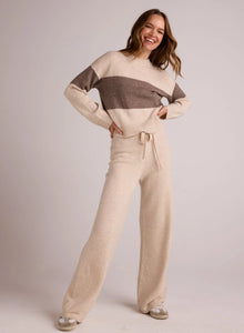 Wide Leg Sweatpant- Ivory Oat