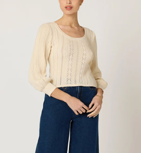 Zoe Sweater- Ivory