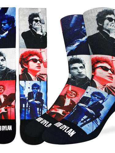 Bob Dylan Red & Blue Socks