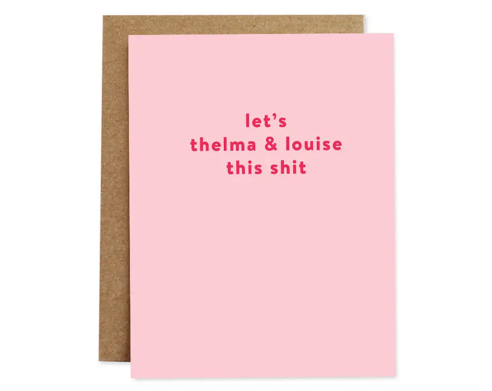 Thelma & Louise Card