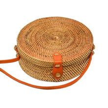 Load image into Gallery viewer, Camilla Rattan Bag