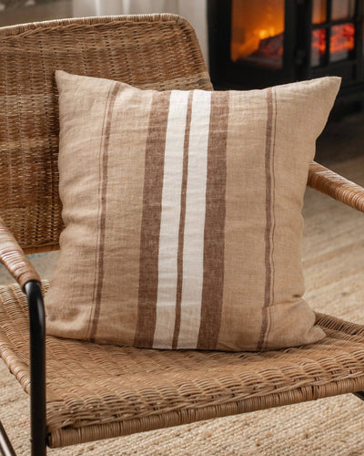 European Linen Pillowcases - French Stripe