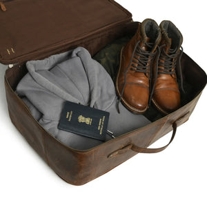 Geoffery Leather Suitcase