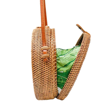 Load image into Gallery viewer, Camilla Rattan Bag
