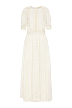 Load image into Gallery viewer, Jolene Lace Cut-Out Midi Dress- Antique White
