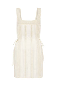 Jolene Lace Mini Dress- Antique White