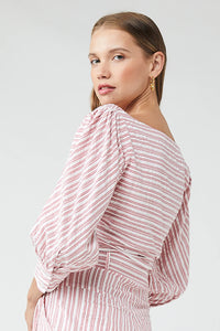 Luna Wrap Stripes Shirt