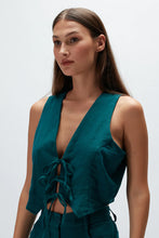 Load image into Gallery viewer, Aliza Teal Vest Top