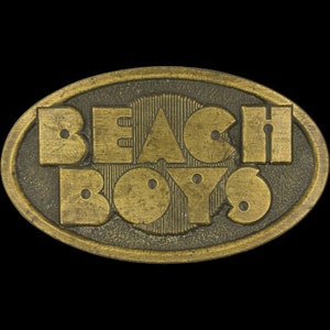 Beach Boys Vintage Belt Buckle 1970s