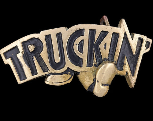 Vintage Keep On Truckin' Vintage Belt Buckle