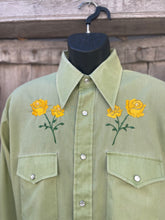 Load image into Gallery viewer, Vintage Sage Green Western Shirt