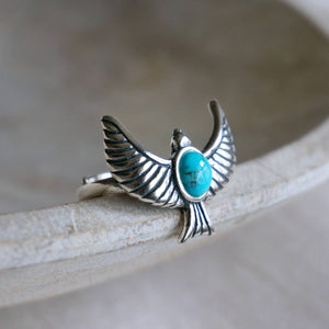 Eagle Turquoise Ring