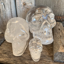 Load image into Gallery viewer, Medium Quartz Crystal Skull