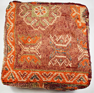 Moroccan Floor Cushion Copper