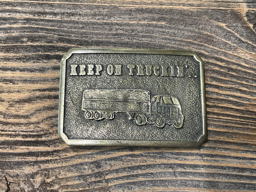 Keep Truckin’ 1973 Belt Buckle