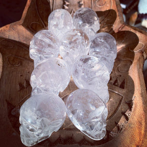 Medium Quartz Crystal Skull