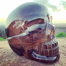 Load image into Gallery viewer, Extra Large Smokey Quartz Crystal Skull