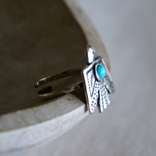 Load image into Gallery viewer, Thunderbird Turquoise Ring
