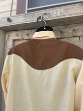 Load image into Gallery viewer, Vintage Brown Flower Western Shirt