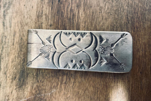 Sterling Silver Moon Money Clip
