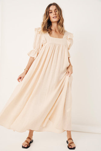 Mae Linen Gown Dress