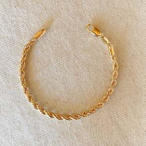 Gold Rope Bracelet