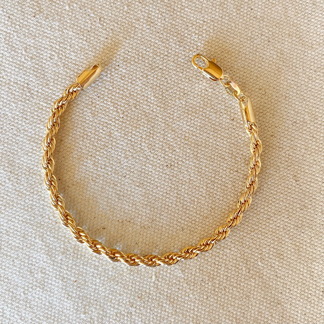 Gold Rope Bracelet